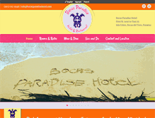 Tablet Screenshot of bocasparadisehotel.com